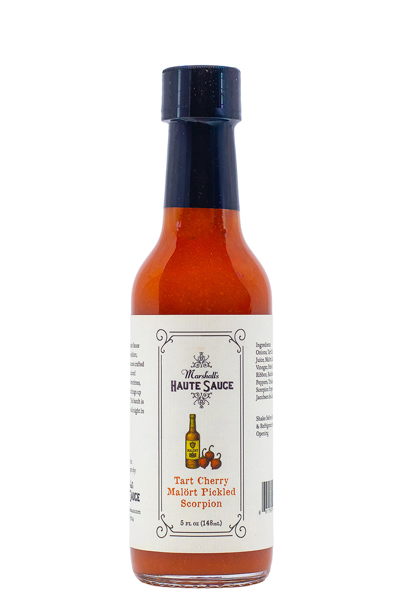 Tart Cherry Malört Pickled Scorpion | Marshall's Haute Sauce