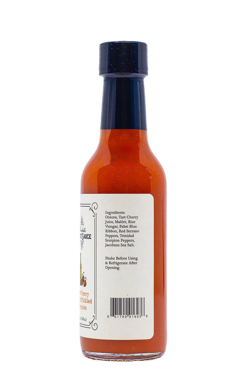 Tart Cherry Malört Pickled Scorpion | Marshall's Haute Sauce
