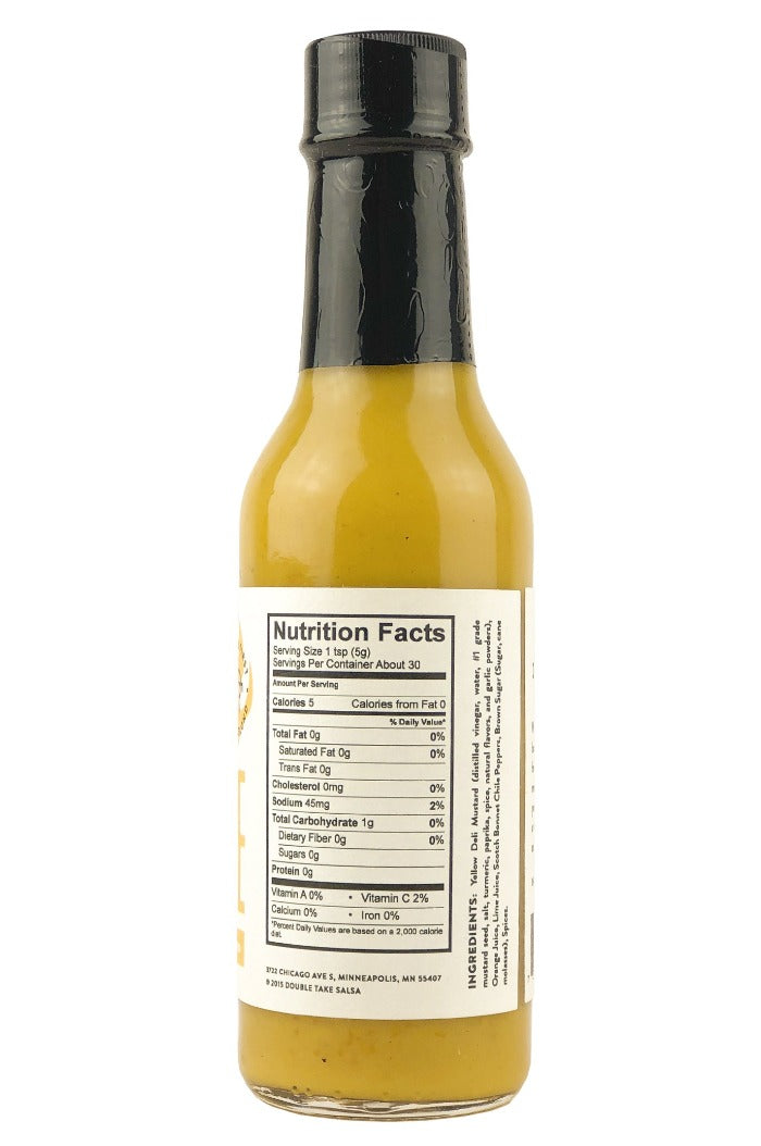 Scotch Bonnet Mustard Hot Sauce | Double Take Salsa Co